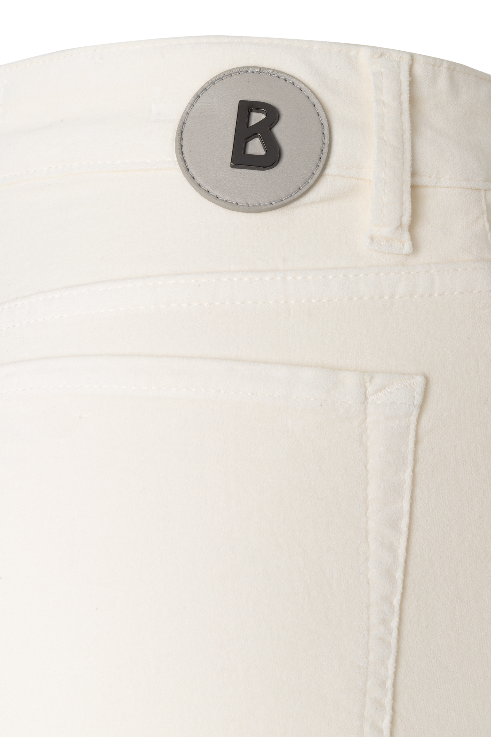 Julie Velvet pants in Off-white