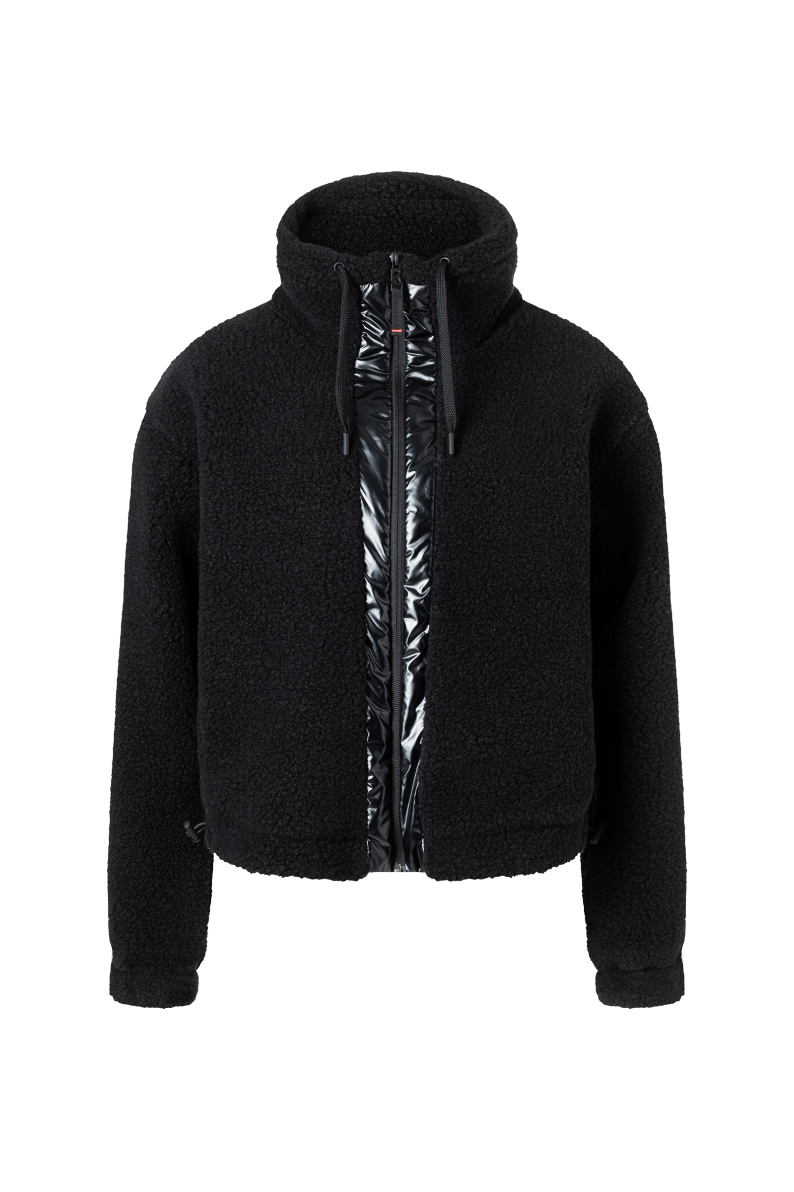 Ninetta Teddy fur jacket in Black