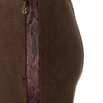Florima Fleece pants in Dark brown