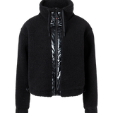Ninetta Teddy fur jacket in Black