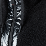 Ninetta Teddy fur jacket in Black