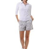 Matisse print shorts grey