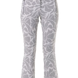 Matisse print boot cut cropped chinos grey