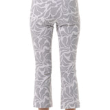 Matisse print boot cut cropped chinos grey