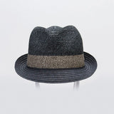 FELIX FEDORA HAT IN PAPER STRAW