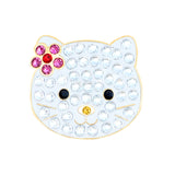 Kitty Ball Marker adorned with Crystals from Swarovski®- with Hat Clip