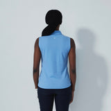 DS Fairway Sky Blue Sleeveless Polo Shirt