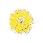 Flower Glitz Ball Marker adorned with Crystal from Swarovski®- with Matching Hat Clip