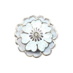 Flower Glitz Ball Marker adorned with Crystal from Swarovski®- with Matching Hat Clip